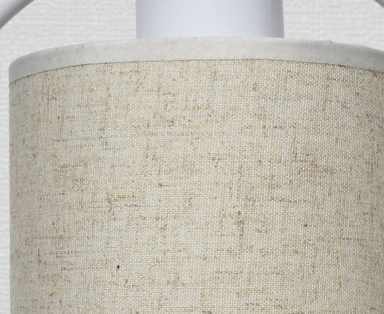 Lumio stoffen tafellamp met houten details