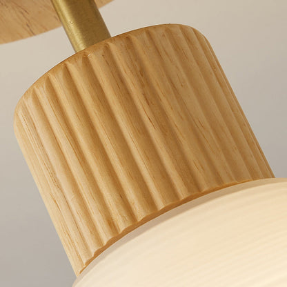 Lumio Japandi semi-flush plafondlamp