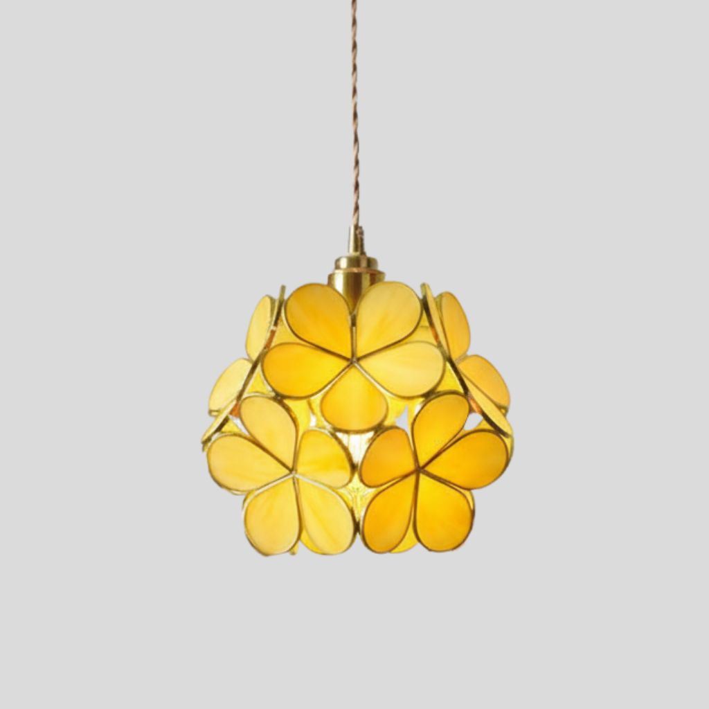 SMD Living Tiffany vintage glazen hanglamp