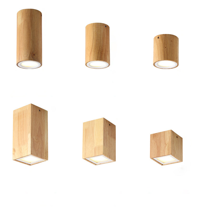 Lumio houten LED plafondlamp