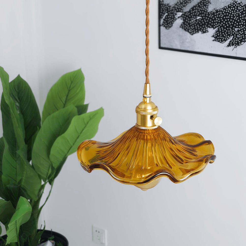 Lumio Hibiscus Glazen Hanglamp