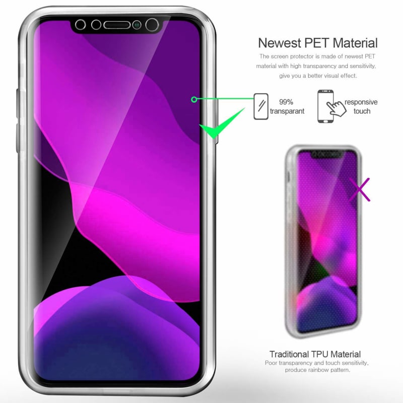 Ultra Clear 360° hybride hoesje voor iPhone 11 Pro