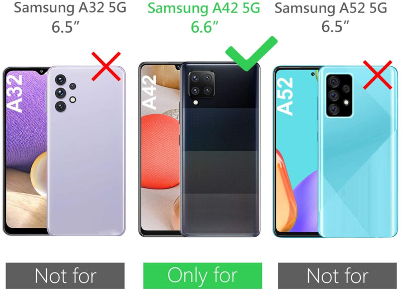 Galaxy A42 360° Ultra Clear hybride hoesje
