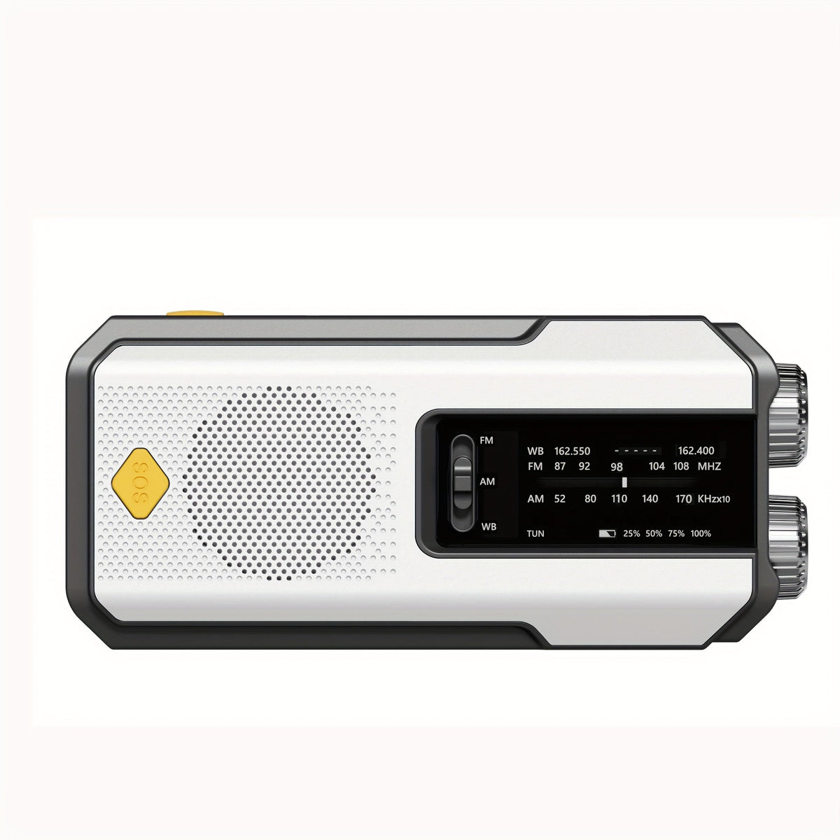 Daykit noodradio met zonnepaneel