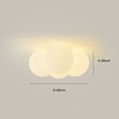 Lumio Wolken Bubbels Plafondlamp