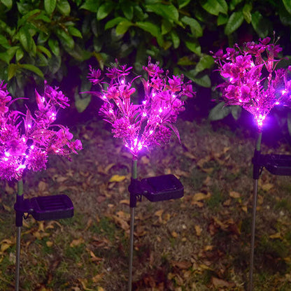 Lumio Solar LED tuinlamp paars
