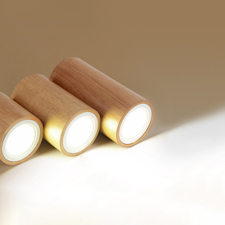 Lumio houten LED plafondlamp