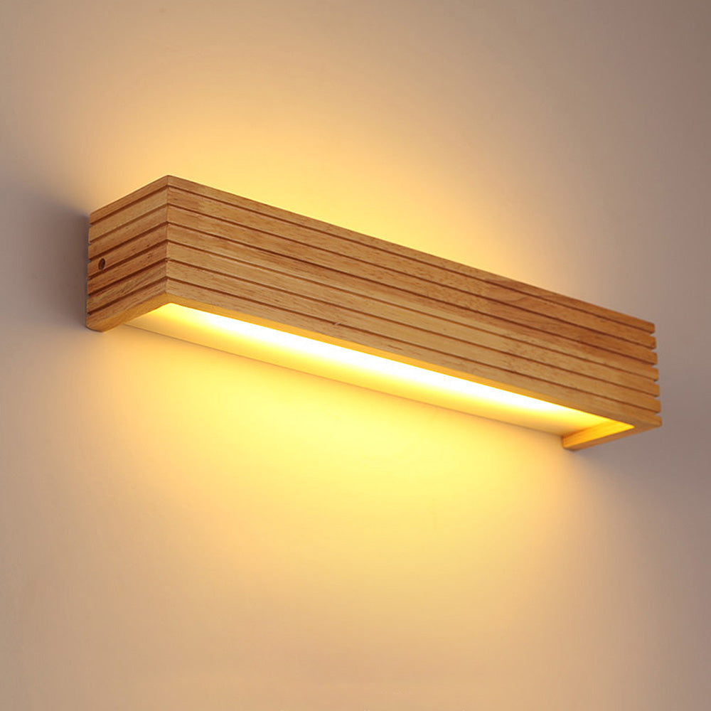 Lumio Löwe houten LED badkamer wandlamp