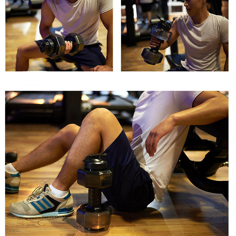 HydraBell dumbbell waterfles