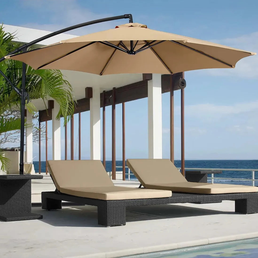 Moderne Buiten Zonnescherm Parasol
