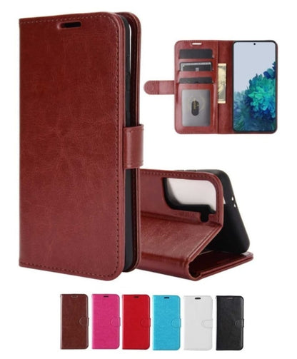 Galaxy S22 Leren Portemonnee Hoesje
