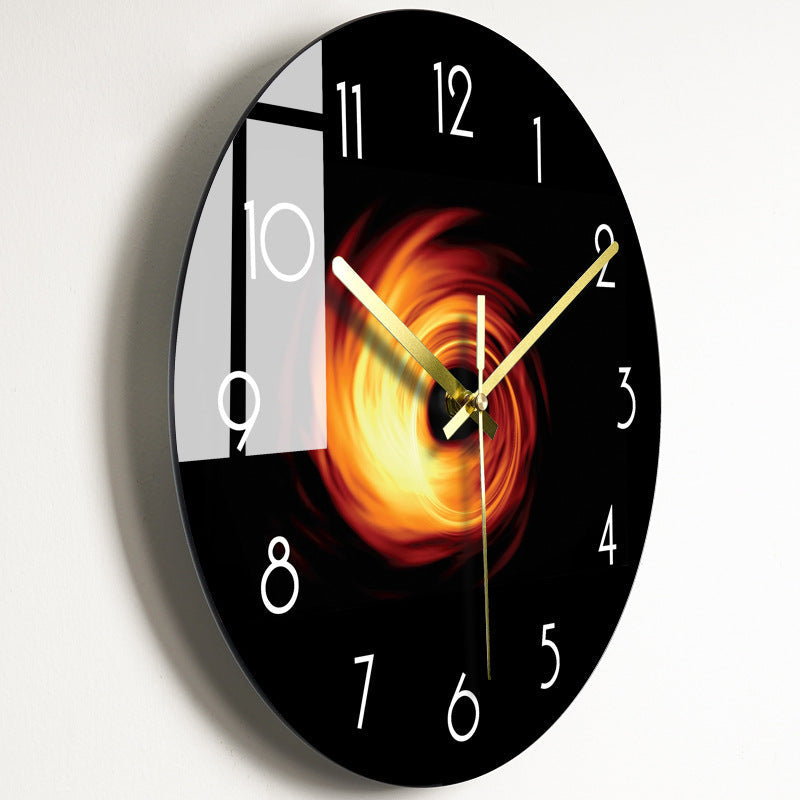 Moderne ronde wandklok