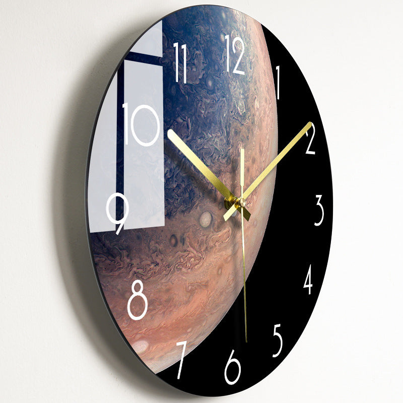 Moderne ronde wandklok