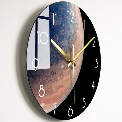 Moderne ronde wandklok