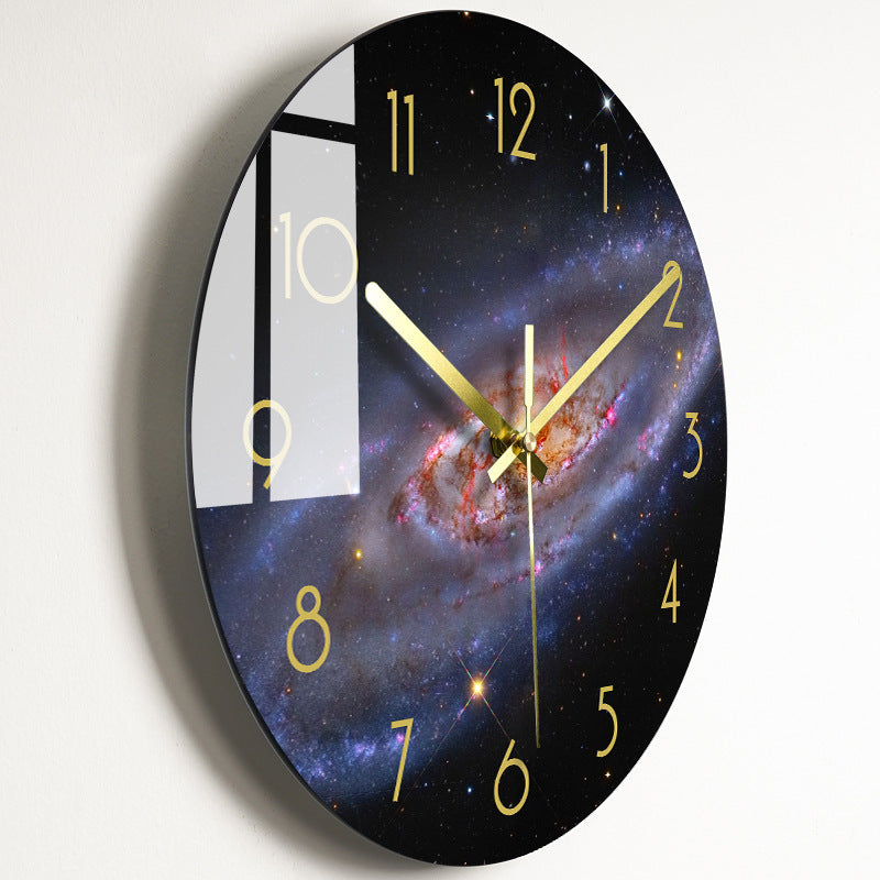 Moderne ronde wandklok