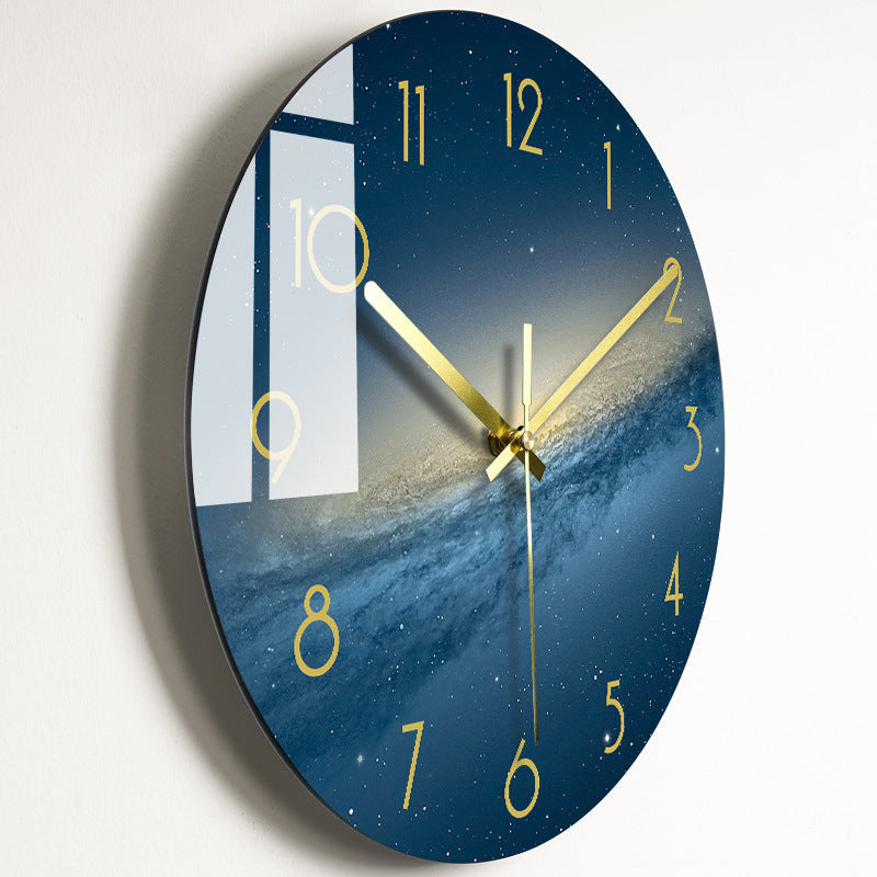Moderne ronde wandklok