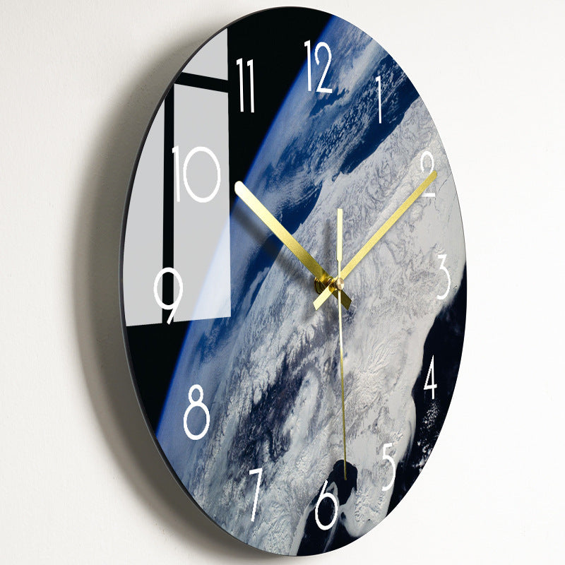 Moderne ronde wandklok