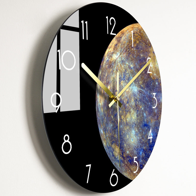 Moderne ronde wandklok
