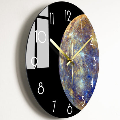 Moderne ronde wandklok