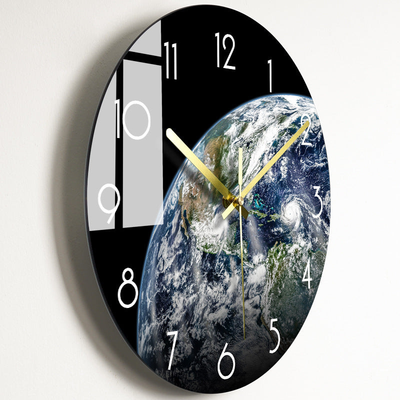 Moderne ronde wandklok