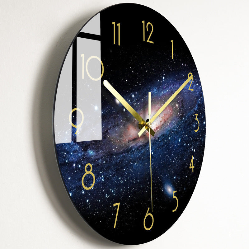 Moderne ronde wandklok
