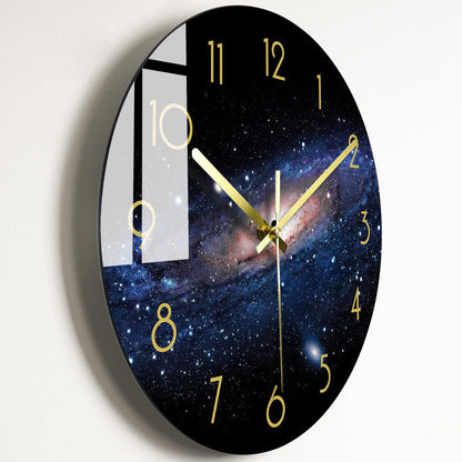 Moderne ronde wandklok