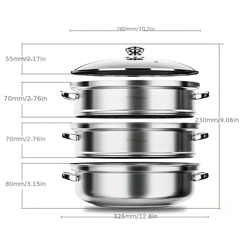 NutriSteam 3-laags voedselstomer