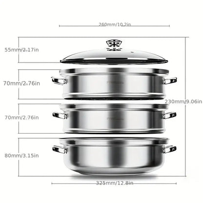 NutriSteam 3-laags voedselstomer