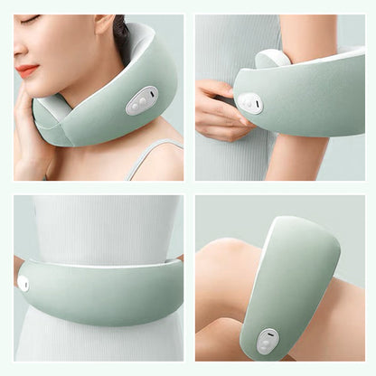 CozyTherm oplaadbaar verwarmingskussen met nekmassage