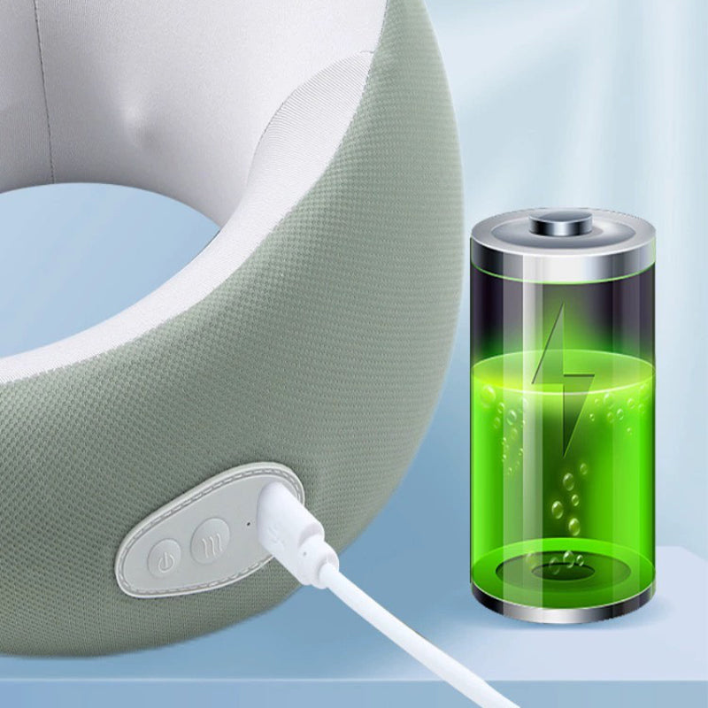 CozyTherm oplaadbaar verwarmingskussen met nekmassage
