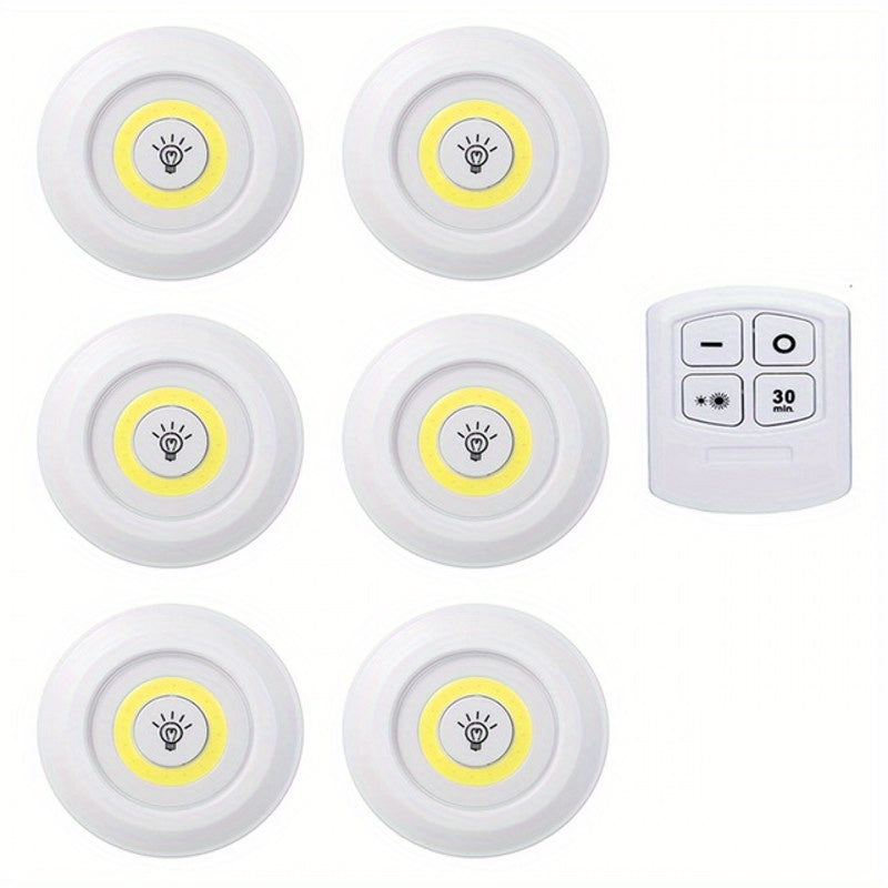 Draadloze LED Pucklampen Set met Afstandsbediening