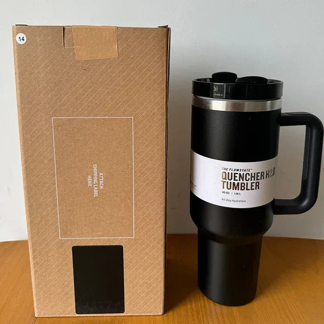 ThermoTumbler vacuüm geïsoleerde beker met handvat