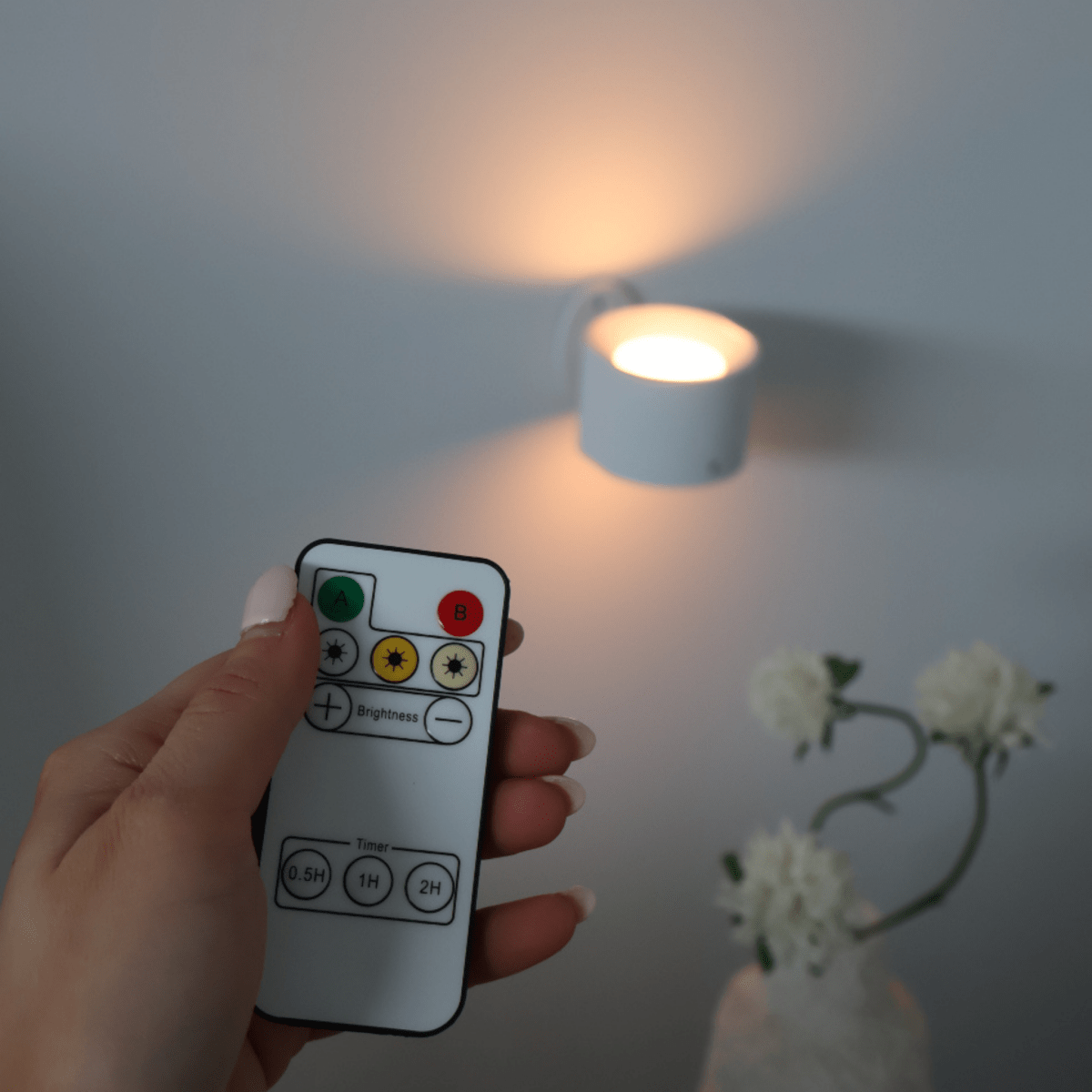 GLOWFREE draadloze LED-wandlamp