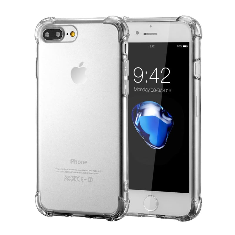 iPhone 7 Plus / 8 Plus transparant TPU air cushion hoesje