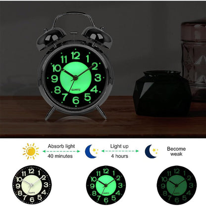 BellBlast retro wekker met dubbele bel