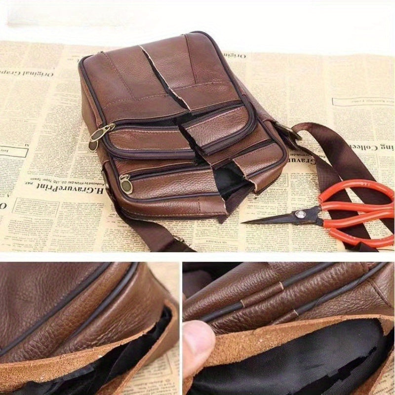 UrbanHide leren crossbody rughoes