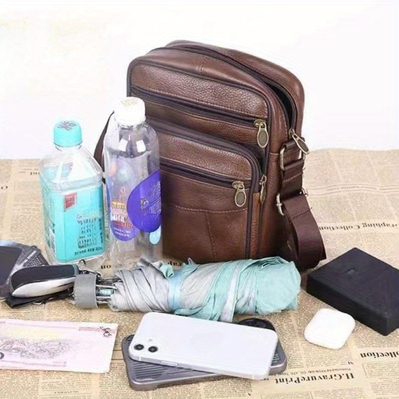 UrbanHide leren crossbody rughoes