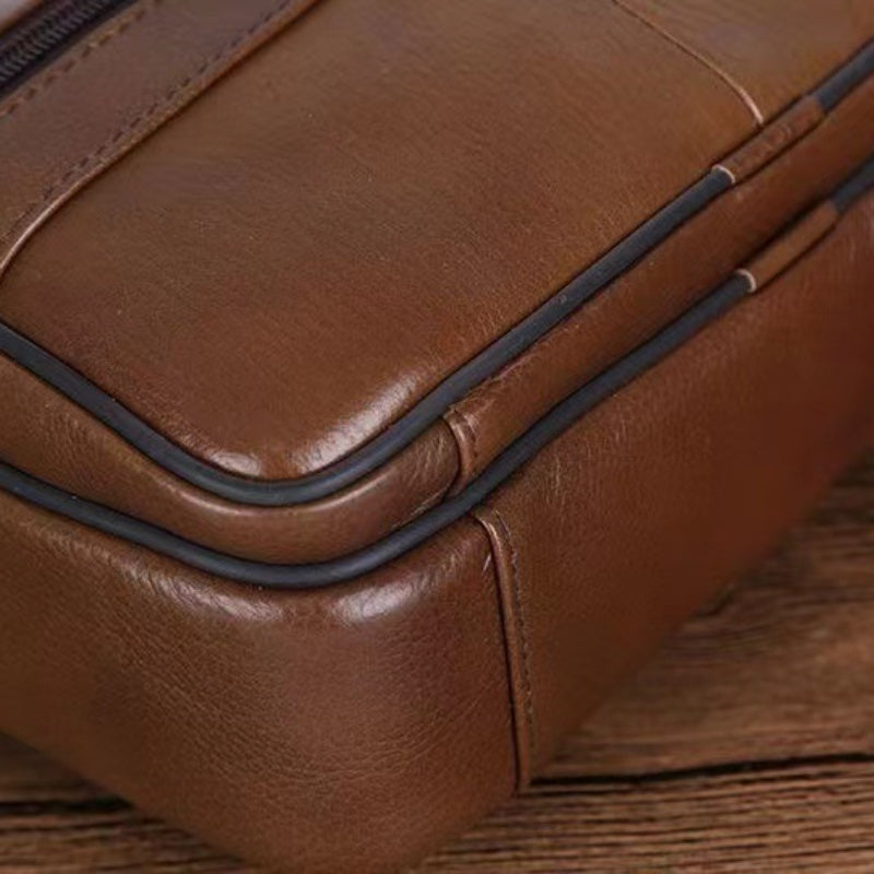 UrbanHide leren crossbody rughoes