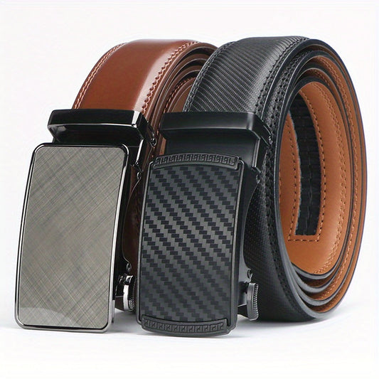 BuckleForm leren ratchet riemenset