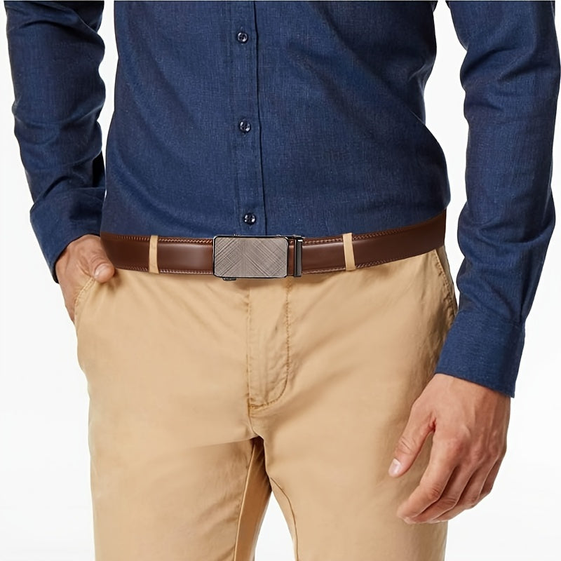 BuckleForm leren ratchet riemenset