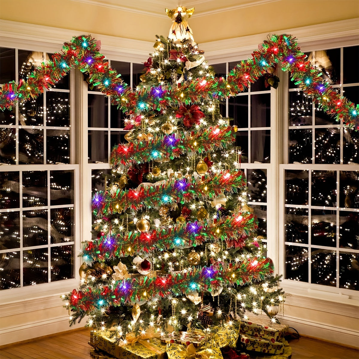 GlamTinsel LED kerst tinsel slinger