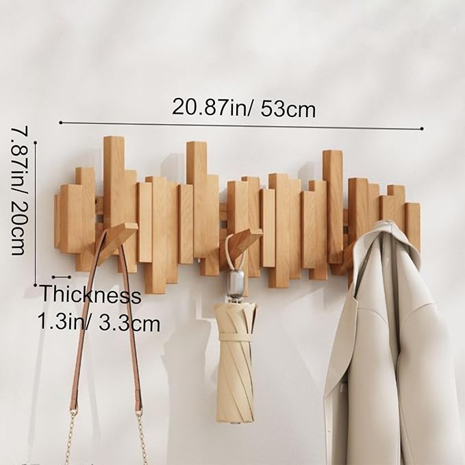 SonataRack™ houten wandkapstok