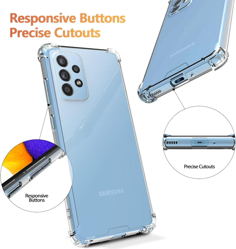 Galaxy A53 5G transparant soft TPU hoesje