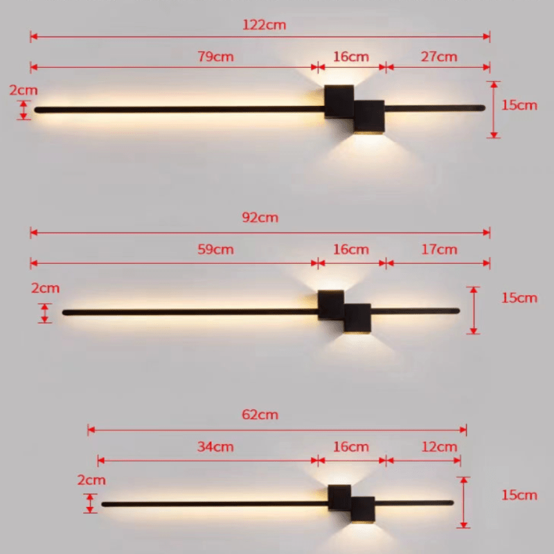 LINESTRIPE minimalistische LED-wandlamp
