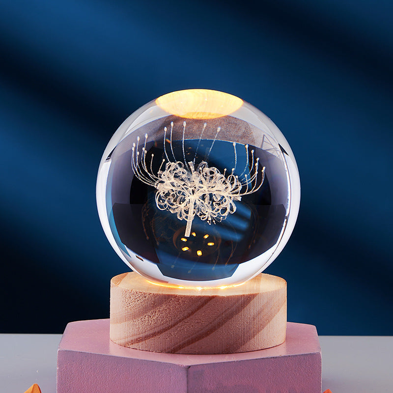 Odior 3D kristallen LED nachtlamp