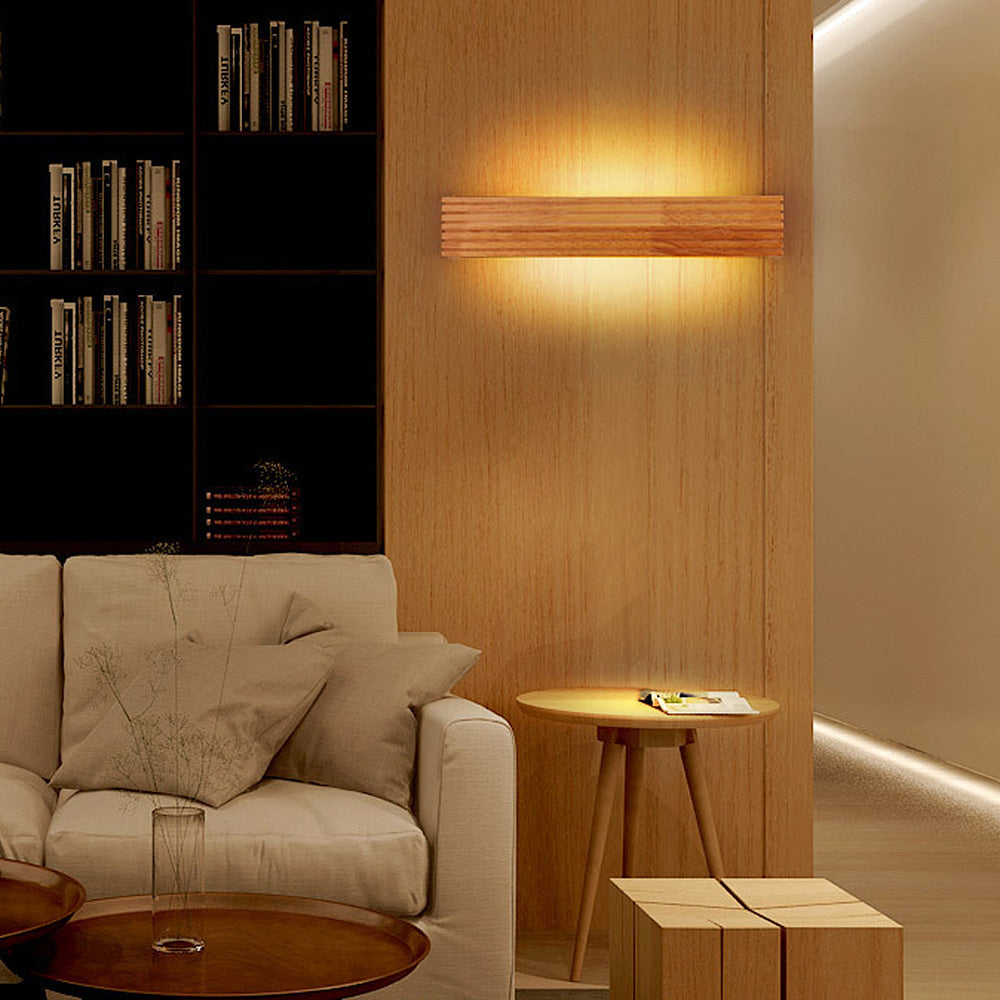 Lumio Löwe houten LED badkamer wandlamp
