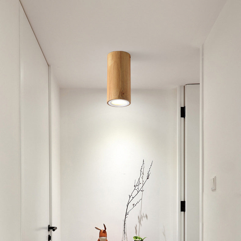 Lumio houten LED plafondlamp