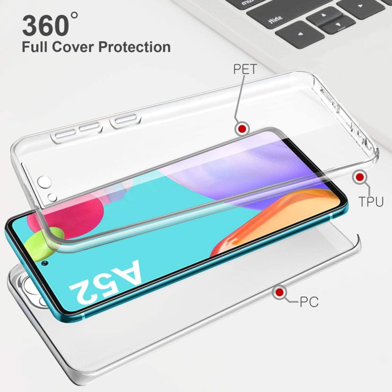 Galaxy A52 / A52s 360° Ultra Clear hoesje