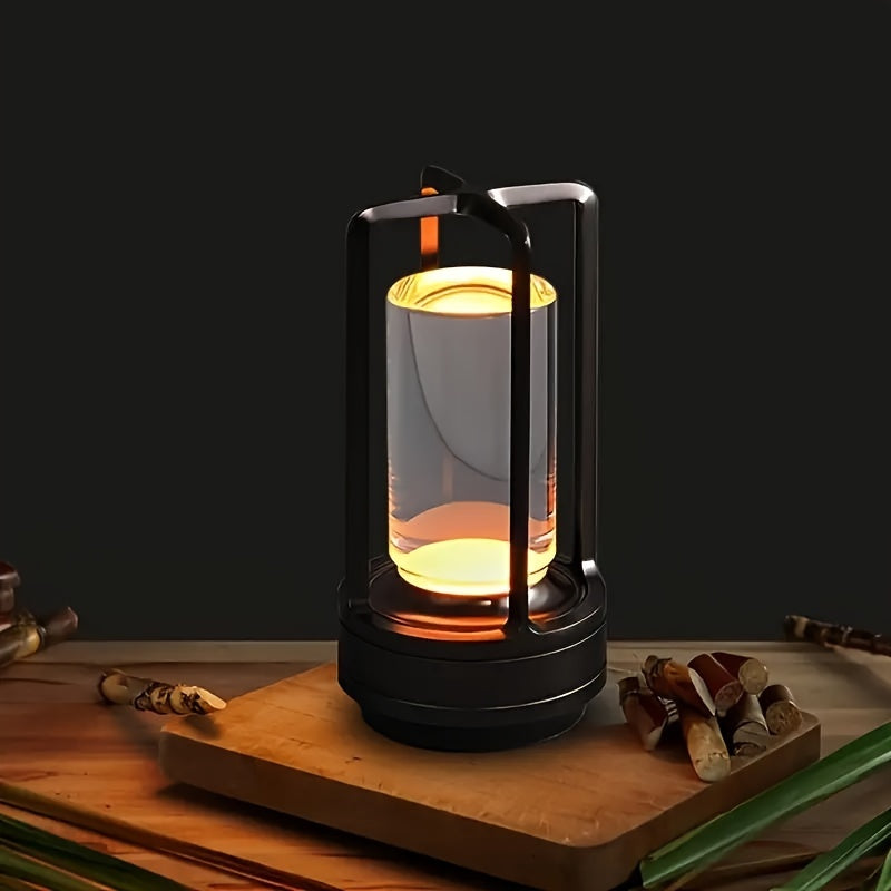 CrystalGlow oplaadbare LED tafellamp