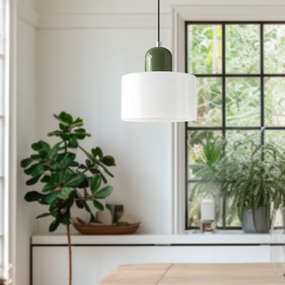 Retro Glazen Hanglamp